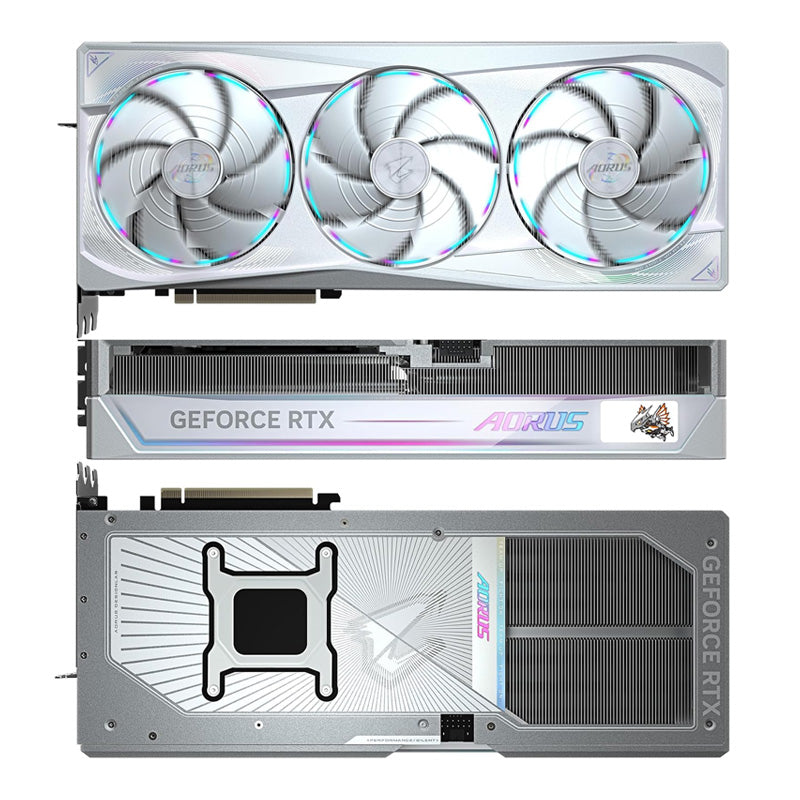 GIGABYTE AORUS GeForce RTX 5090 Master ICE 32G Graphics Card, WINDFORCE Cooling System, 32GB 512-bit GDDR7, GV-N5090AORUSM ICE-32GD Video Card