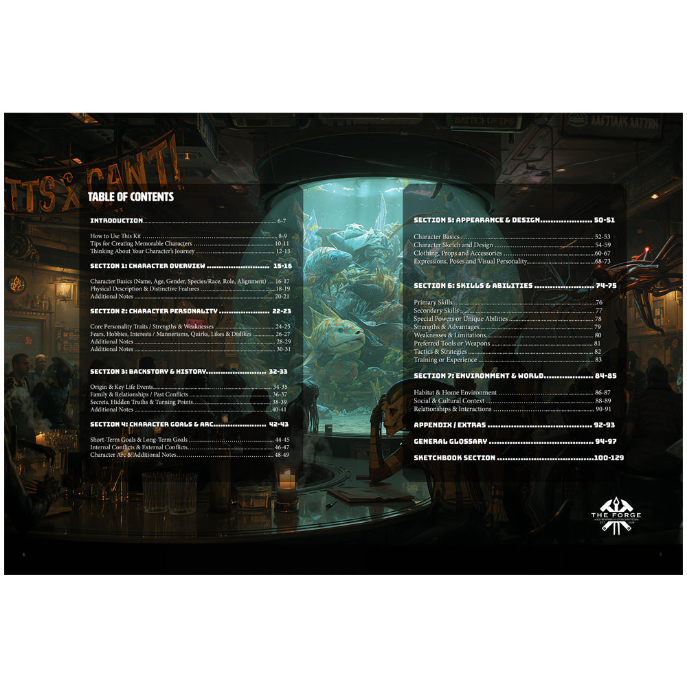 The Forge FX: Character Creation Kit (INTERACTIVE PDF DOWNLOAD)