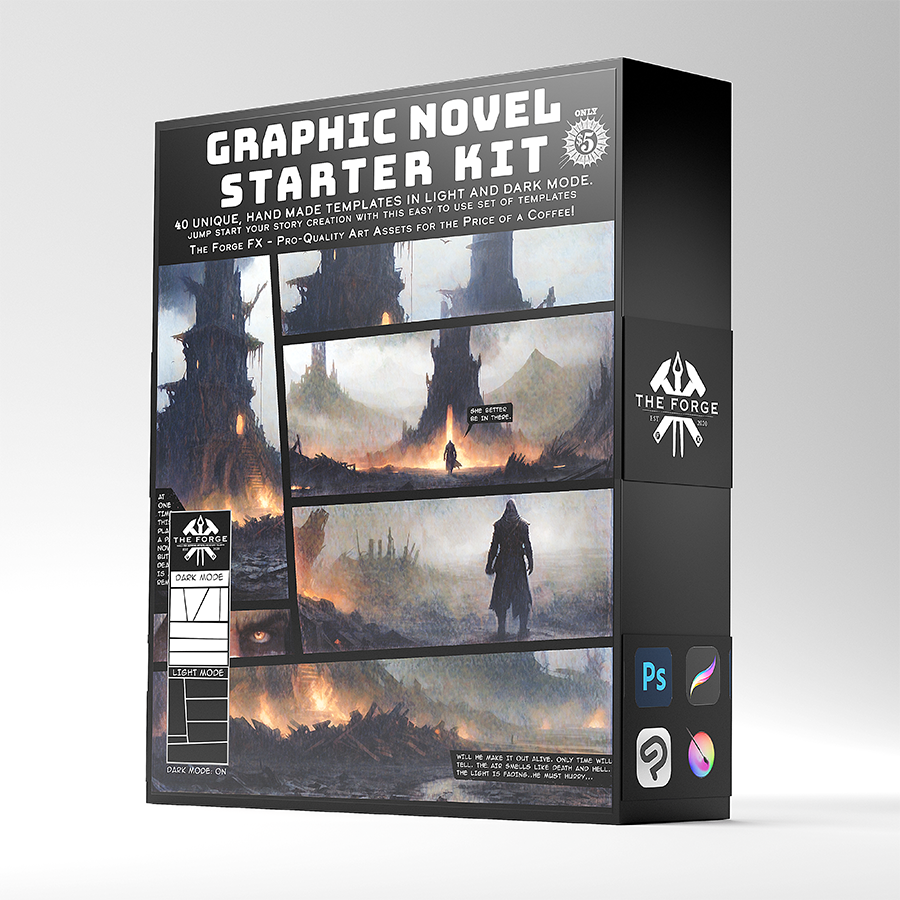 The Forge FX: Graphic Novel Starter Kit: With Dark Mode (Digital Download Only)