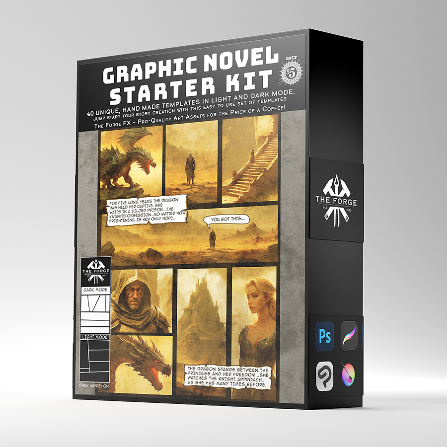 The Forge FX: Graphic Novel Starter Kit: With Dark Mode (Digital Download Only)