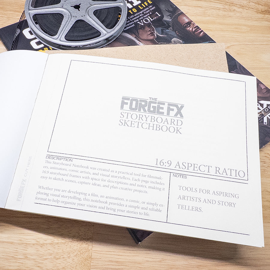 The Forge FX: 16:9 Storyboard Sketchbook