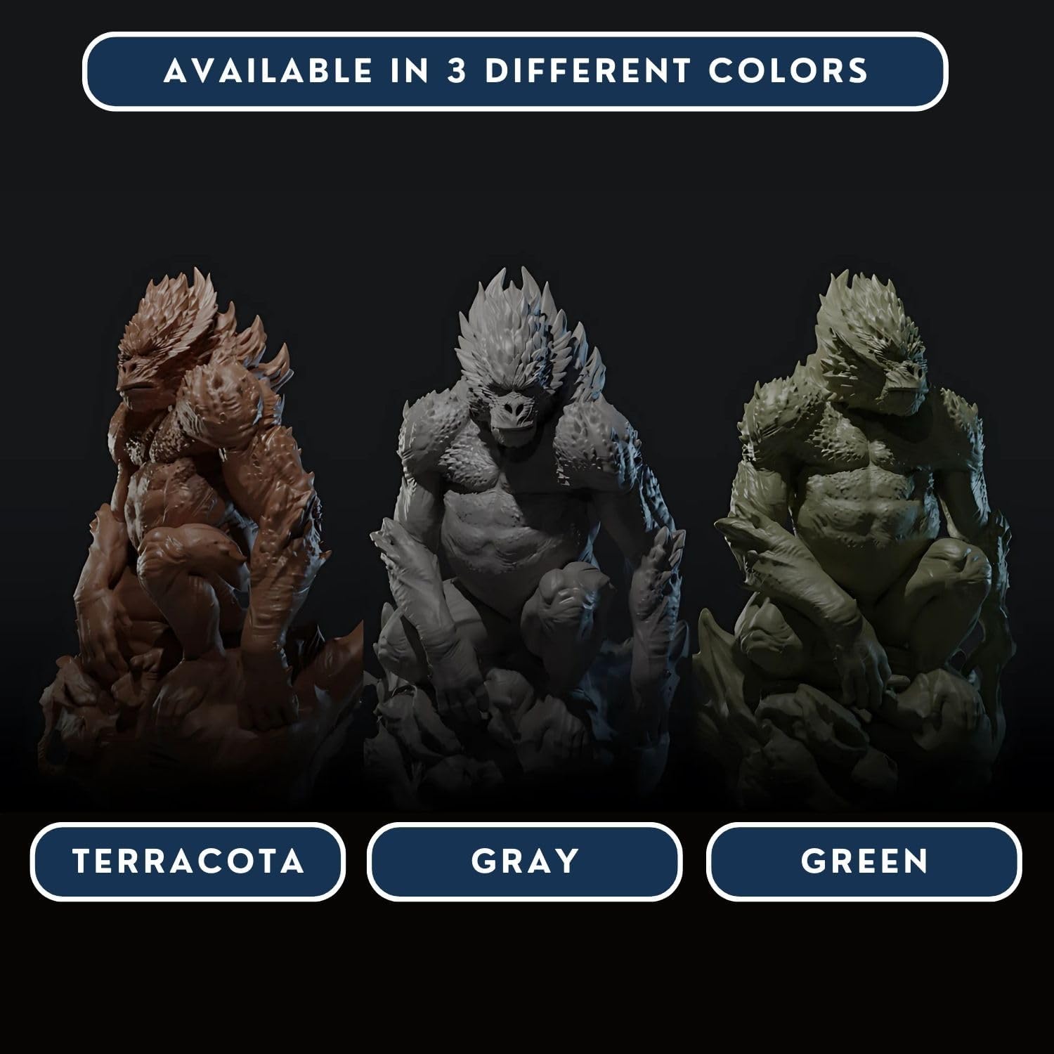 Monster Clay Premium Grade Modeling Clay (Gray -Medium - 4.5lb)