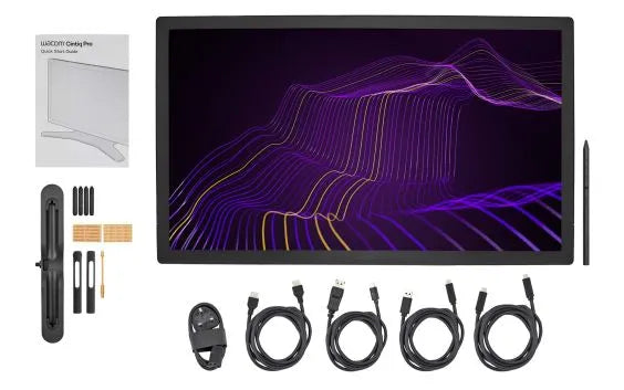 Wacom Cintiq Pro 27 Creative Pen Display (4K Graphic Drawing Monitor with 8192 Pen Pressure and 99% Adobe RGB (DTH271K0A), Black